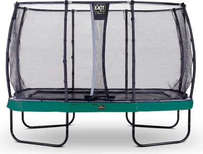 Produktbild von EXIT Elegant Premium Trampolin 244x427cm, mit Sicherheitsnetz, Grün