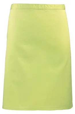 Produktbild von Premier Workwear PR151 | Bistroschürze - 70 x 50 cm - Hauswäsche: bis 60 °C - Farbe: Lime (ca. Pantone 382) - Größe: 70 x 50 cm
