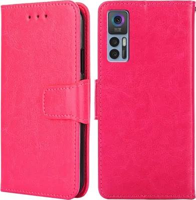Produktbild von Mobigear Wallet  TCL 30 Hülle Klapphülle Geldbörse - Rot