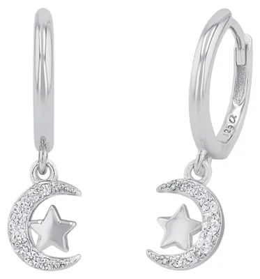 Produktbild von Prinzessin Lillifee Creolen Mond und Stern 2035294