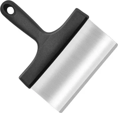 Produktbild von Grillreinigungsschaufel aus Edelstahl mit Griff - Grillreinigungsbürste