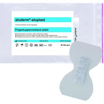 Produktbild von Fingerkuppenverband aluderm-aluplast stabil VE=50 Stück