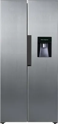 Produktbild von PKM SBS440.4NFWDESI, Side by Side Kühl-Gefrierkombination, 440 L, 2-türig mit Wasserspender, NoFrost, 173 L 4 Sterne Gefrierfach, nur 41 dB