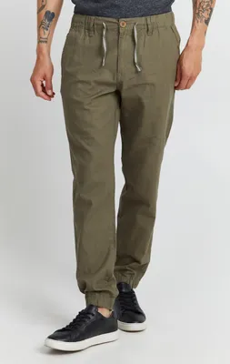 Produktbild von BLEND BHLennik Herren Leinenhose Lange Stoffhose Hose mit Kordelzug Eingrifftaschen Leinenmix Regular fit