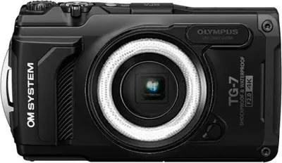 Obrázek produktu pro OM Digital Solutions Tough TG-7, 12,7 MP, 4000 x 3000 px, CMOS, 4x, 4K Ultra HD, Černá
