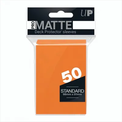 Image de UP Pro-Matte Sleeves orange (50 pièces)