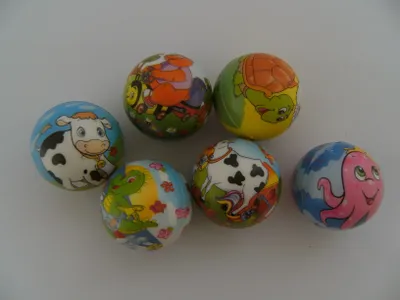 Produktbild von 1Set Springbälle, 6 Stück Mitgebsel Kindergeburtstag Verlosung Tombola Spielzeug Ball Bälle