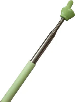 Produktbild von Ausziehbarer Fingerstab, einziehbarer Teleskop-Zeigestab für Klassenzimmerlehrer, Mini-Handheld-Presenter, Whiteboard-Präsentationszeiger