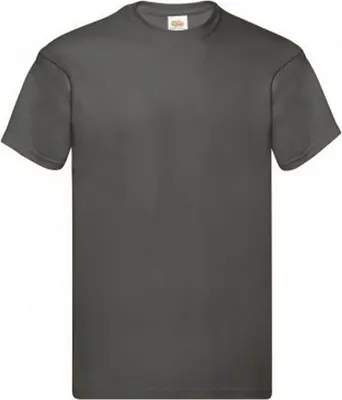 Produktbild von Screen Stars Fruit Of The Loom Original Herren T-Shirt, Kurzarm PC124 (2XL) (Hellgraphit)
