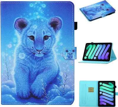 Produktbild von Für Apple iPad Mini 2024 8.3 Zoll / Mini 6 2021 Kunstleder Motiv 20 Tasche Hülle