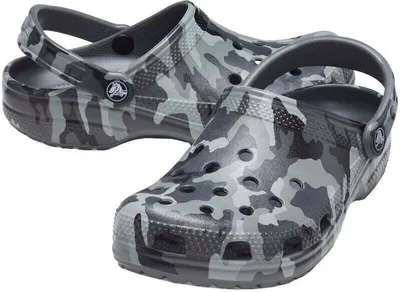Obrázek produktu pro Crocs Classic Printed Camo Clog Sandály Slate Grey/Multi 37-38