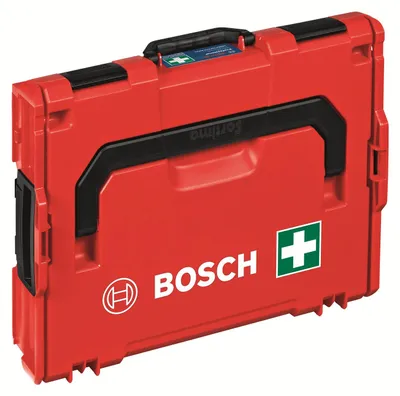 Zdjęcie produktu dla BOSCH Professional 1600A02X2R BOSCH Professional Erste-Hilfe-Koffer L-BOXX 102 DIN 13157 rot