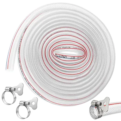 Produktbild von Saugschlauch mit Metallklemmen, 5 Meter, für den Wassertransport