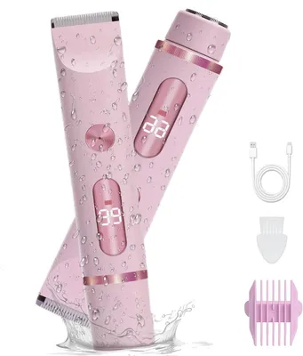 Produktbild von Damentrimmer, Haartrimmer für Frauen, Körpertrimmer Intimrasierer Bikini-Trimme, IPX7 Wasserdicht Nass/Trocken,Haarentfernung schnell und einfach