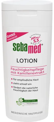 Produktbild von Sebamed Lotion Feuchtigkeitspflege mit Kamillenextrakt, 200 ml Lotion