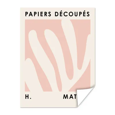 Produktbild von MuchoWow® Poster Matisse - Rosa - Pastell - Abstrakt 120x160 cm - Wandbilder
