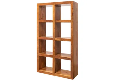 Image de MASSIVMOEBEL24 | Étagère 96x35 Acacia laqué Miel OXFORD #0336