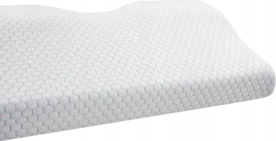 Produktbild von Orthopädisches Nackenstützkissen aus Memory Foam - Profiliertes Kopfkissen - Nackenkissen mit Aussparung - Ergonomisches Kissen für besseren Schlaf