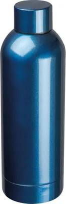 Produktbild von Doppelwandige Vakuum Trinkflasche aus Edelstahl / 500 ml / Farbe: dunkelblau
