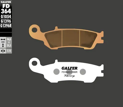 Produktbild von Bremsbeläge Galfer FD364G1396R Sinter-Metall Racing OFFROAD
