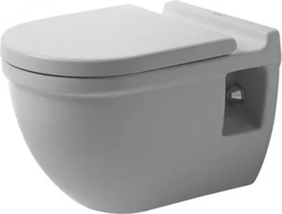 Produktbild von Duravit Wand-WC COMFORT STARCK 3 tief, 360 x 545 mm, Sitzhöhe +50 mm weiß