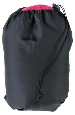 Produktbild von Travelmaid Nackenrolle Reisekissen Nackenkissen für Erwachsene aus weichem Fleece kirschrot