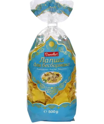 Produktbild von DomArt – Nudelplatten „Lapscha dlja Beschbarmaka“ – 500 g