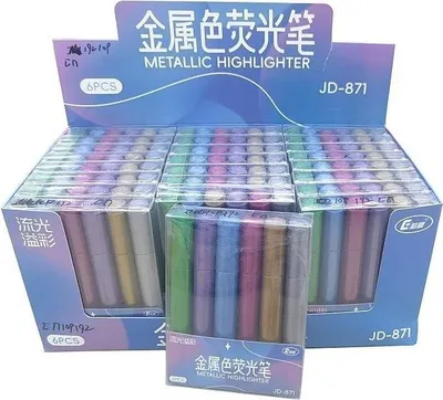 Imagen del producto de Rotuladores metálicos, 6 colores - ADAR