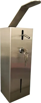 Produktbild von Desinfektionsspender 1 Liter Edelstahl Abschließbar Handdesinfektionsspender 13