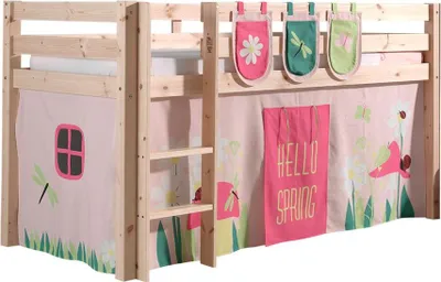 Produktbild von Spielbett  Pino mit Textilset Kiefer Natur