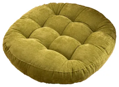 Produktbild von Verdickter runder Tatami-Mattenbezug, Polsterung, Papasan-Fußhocker in Unifarbe