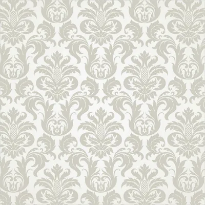 Produktbild von Wallario Premium Glasbild, freischwebende Optik, kräftige Farben, Größe 30 x 30 cm Motiv Königliche Schnörkelei in weiß und beige