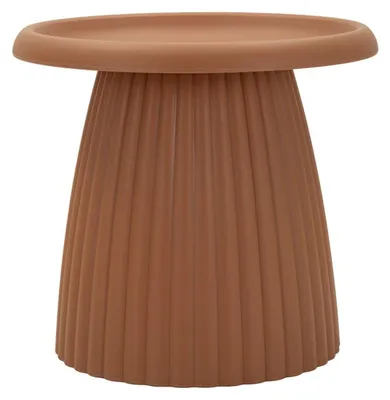Image de Table d'appoint Geax en plastique rouge Ø 50x45 cm