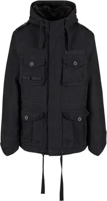 Produktbild von Brandit Winterjacke Herren Respite Jacket schwarz Basics 100% Baumwolle 4XL