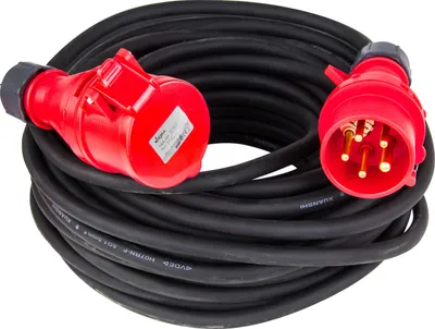 Productafbeelding van 25 meter CEE-verlengkabel, type H07RNF, 16A, 5x1,5mm²