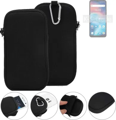 Produktbild von K-S-Trade Neopren-Hülle Handyhülle kompatibel mit UMIDIGI C1 Schutzhülle Neoprenhülle Sleeve Schutz-Hülle Gürtel Tasche Case Holster Handytasche