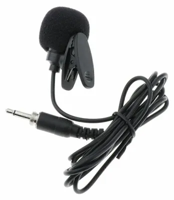 Produktbild von Ansteckmikrofon Lavalier Clip Mikrofon mit 3 5 mm Klinkenstecker für Smartphone PC Laptop Autoradio Navi DVD-Player und Funkmikrofon Sprachaufnahme Vlog