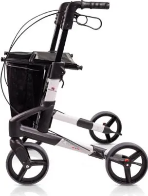Produktbild von Rollator Troja Original Black Series M>>>>Farbe: polarsilber