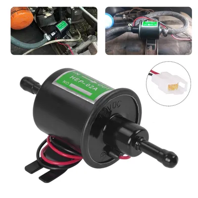 Obrázek produktu pro 12V univerzální benzínové elektrické palivové čerpadlo pro generátory plynu a nafty HEP-02A, benzínové čerpadlo 4-7 PSI, naftové čerpadlo
