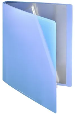 Produktbild von FSY Sichtbuch flexibel, 40 Hüllen, A4, PP blau transparent, 1 Stück