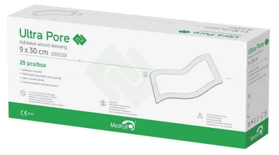 Zdjęcie produktu dla Sterylny opatrunek na rany, 30 x 9 cm, pojedynczo zapakowany, 25 sztuk