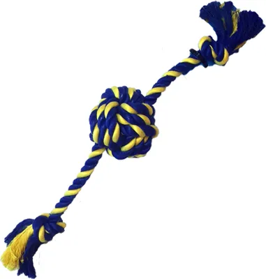 Produktbild von PETSPORT Baumwollseil mit Knotenball