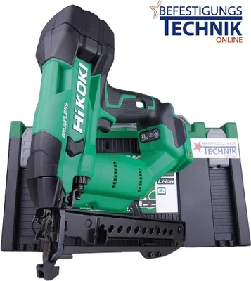 Produktbild von HiKOKI Akku-Klammergerät 18 V Brushless, 40 mm Tacker, schmale Krone, incl. Zubehör, Koffer