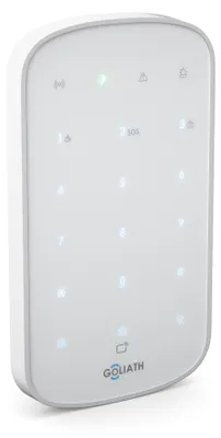 Produktbild von GOLIATH Basic Alarm | KeyPad | LED-Statusanzeige | Passwort oder RFID | Weiß | KeyPad