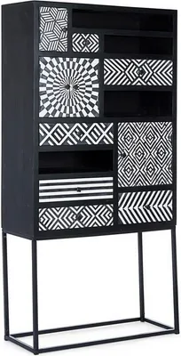 Produktbild von Highboard Janesh 90 x 180 x 35 cm Mangoholz