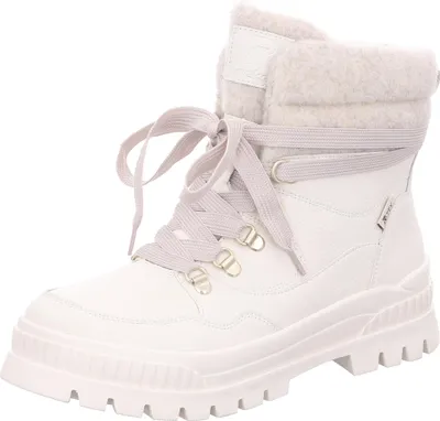Produktbild von Rieker Damen Winter Stiefelette Weiß warm Leder mit Rieker-Tex Membrane