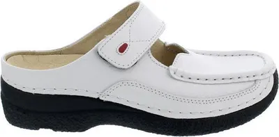 Produktbild von Wolky Roll-Slipper Clog, Printed Leather, White, 0622770-100 42