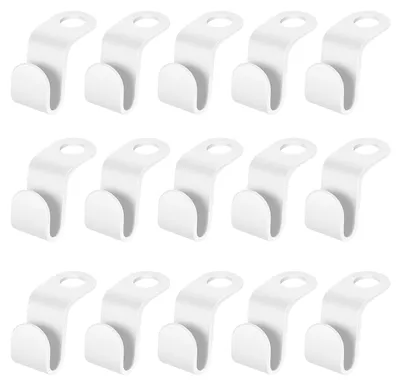 Immagine prodotto di Gancio appendiabiti - Plastica - 50 pezzi - Bianco
