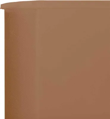 Produktbild von vidaXL 9-teiliges Windschutzgewebe 1200 x 160 cm Taupe
