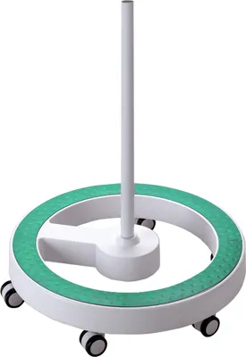Produktbild von Lumeno Rollstativ 6159 mit Fußring in grün, grau oder schwarz, Designausführung Farbe: grün